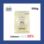 Callebaut WHITE 28% 500g.